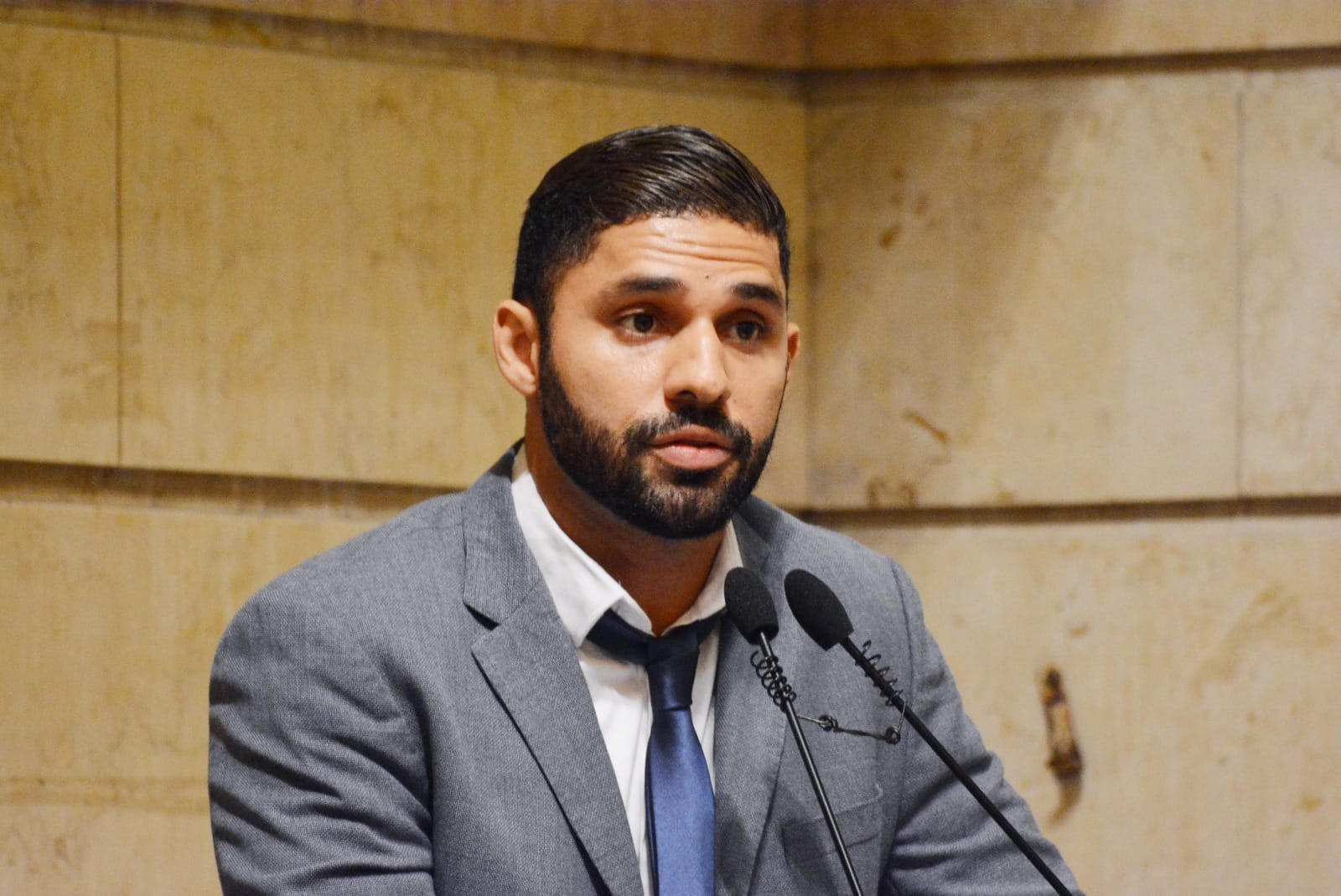 David Miranda no Plenário da Câmara