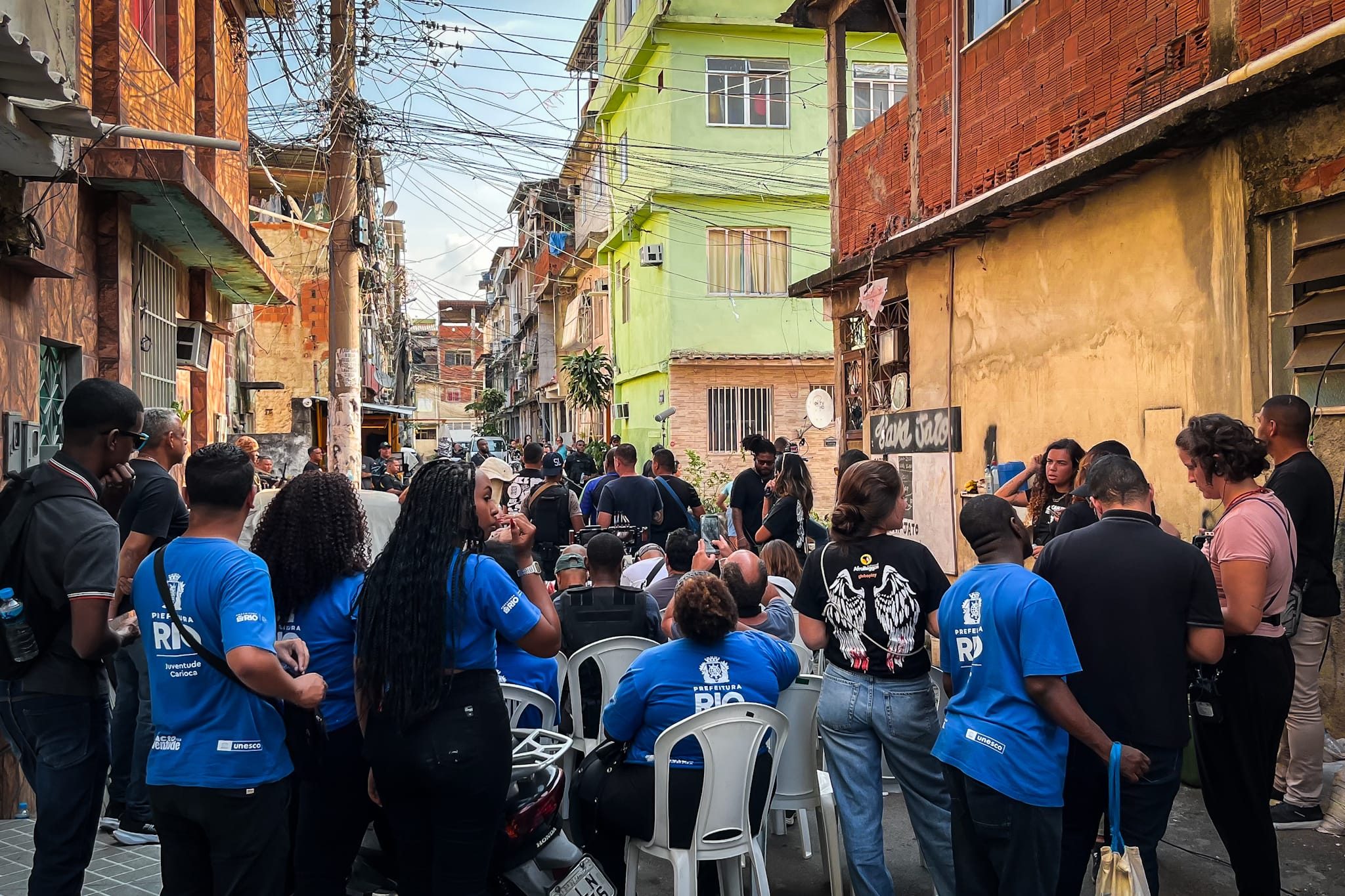 -Jovens no Set de gravação - Arcanjo Renegado - creditos fotografia Laryssa Lomenha -JUVRio