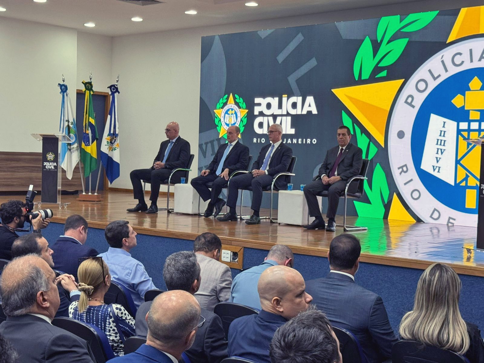 Delmir Gouveia assume como novo secretário da Polícia Civil do Rio de Janeiro