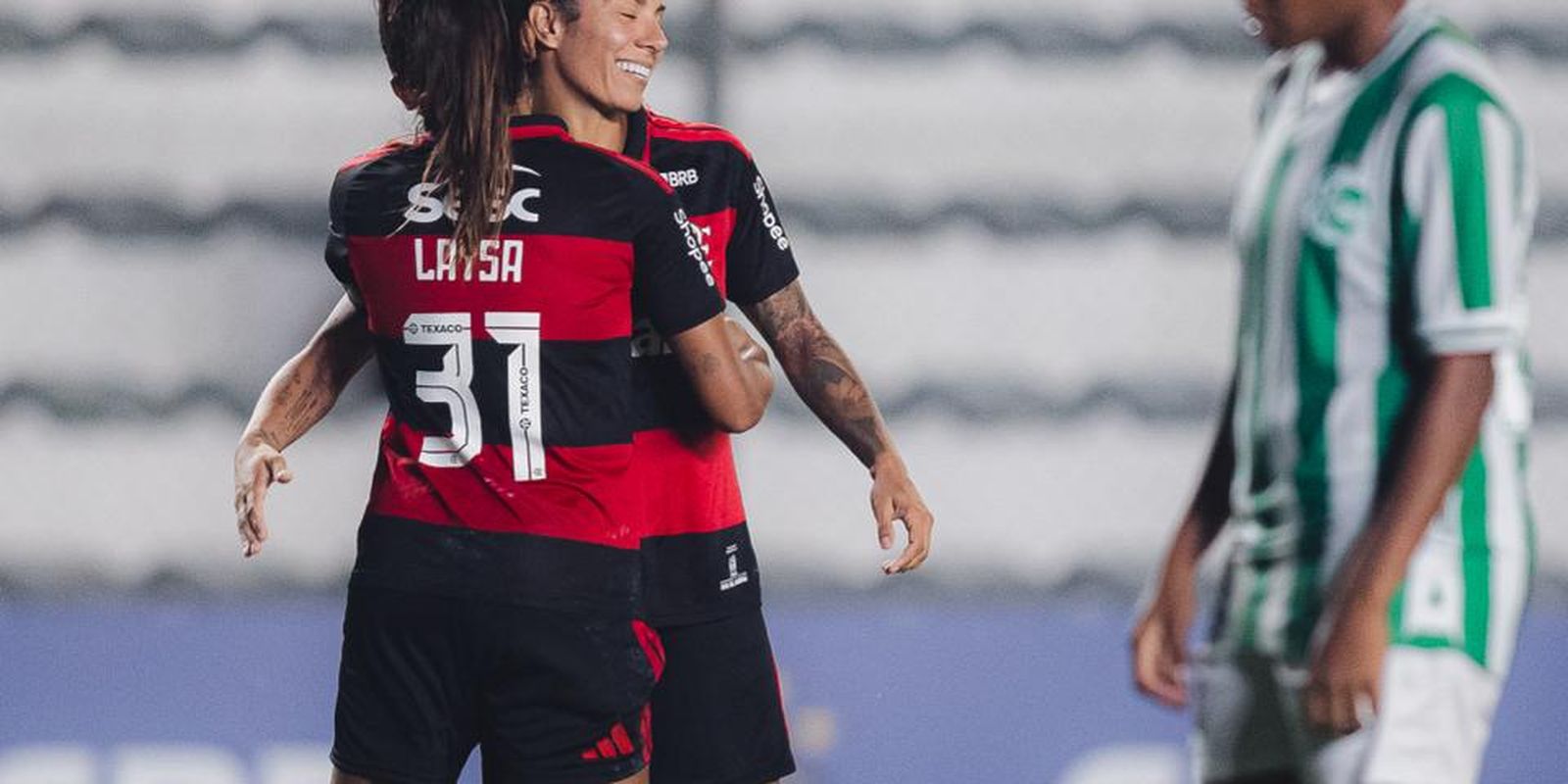 Flamengo vence Juventude por 3 a 1 e assume terceira colocação no Brasileiro Feminino