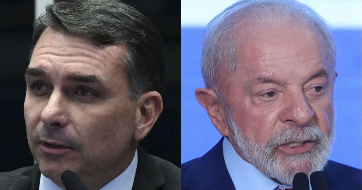 Pesquisa mostra opiniões divergentes sobre responsabilidade do novo tarifaço entre Flávio Bolsonaro e Lula