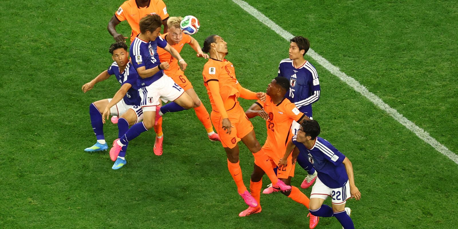 Japão e Holanda empatam em jogo movimentado pelo Grupo F da Copa do Mundo