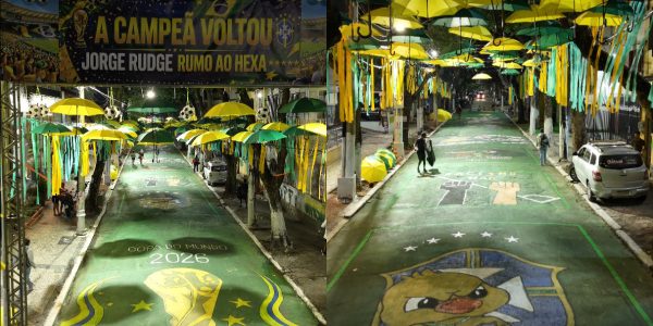 Rua Jorge Rudge: a tradição pentacampeã na disputa da ‘rua mais bonita da Copa’