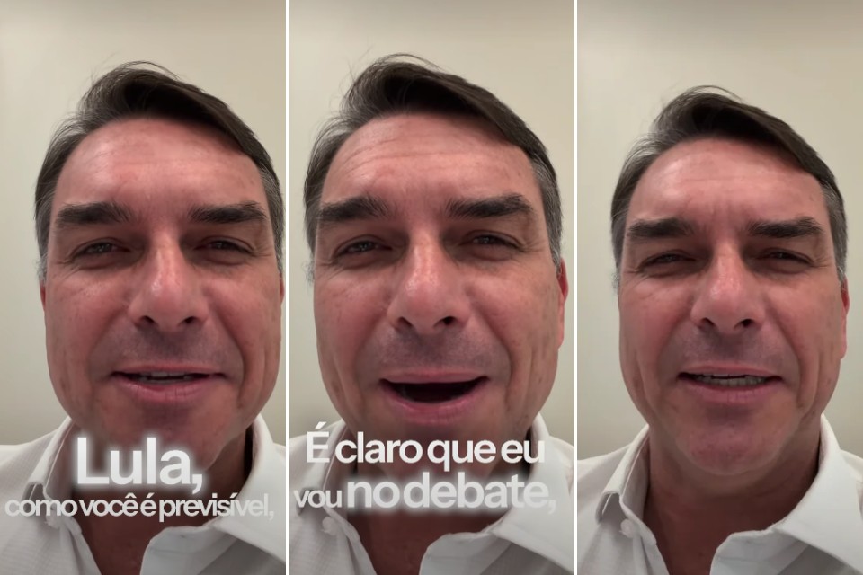 Flávio Bolsonaro recua e diz que irá ao debate no domingo após Lula confirmar presença