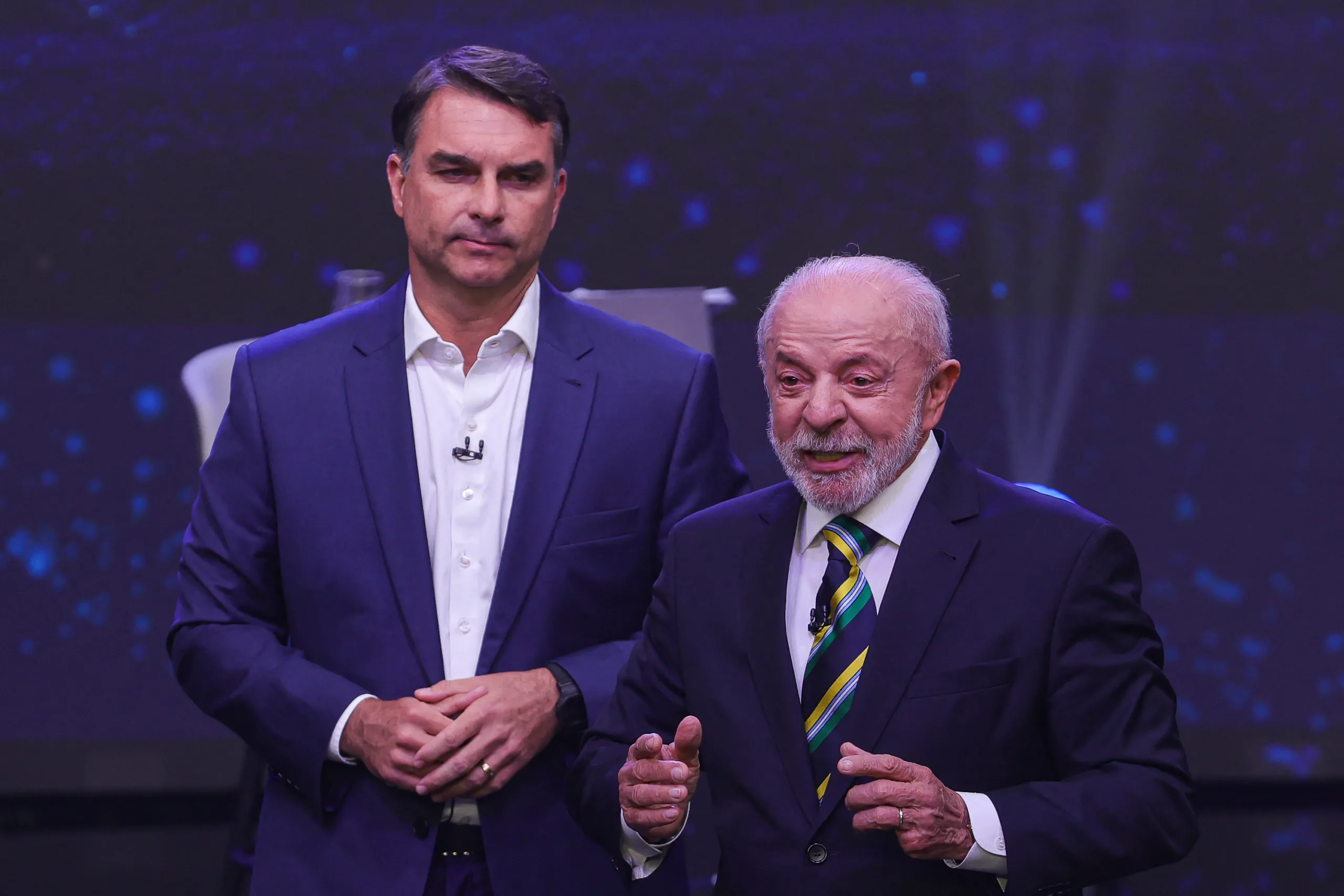 Veritá: Flávio tem 51,3% dos votos válidos no 2º turno; Lula, 48,7%